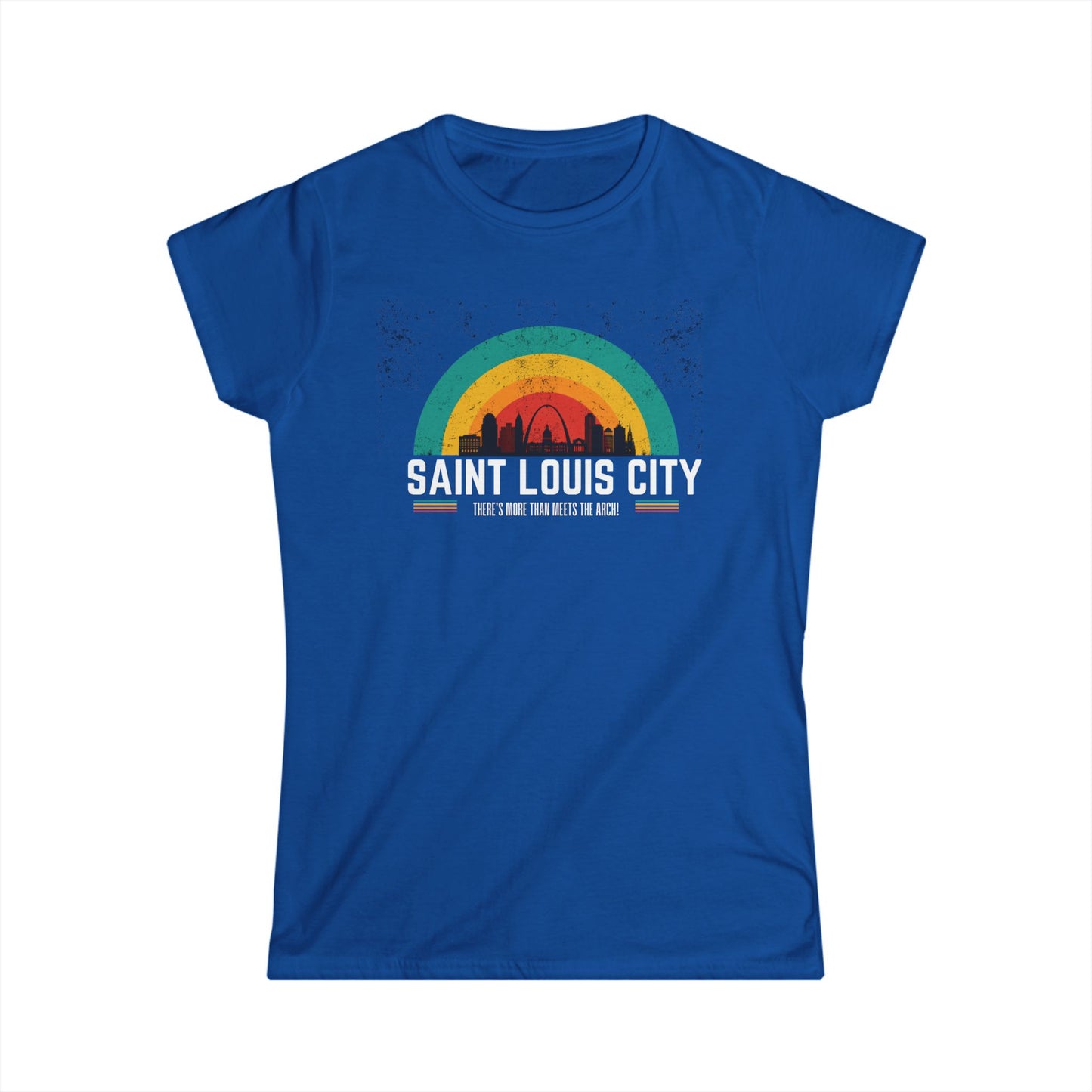 STL Saint Louis City More than Meets the Arch - Women's Softstyle Tee