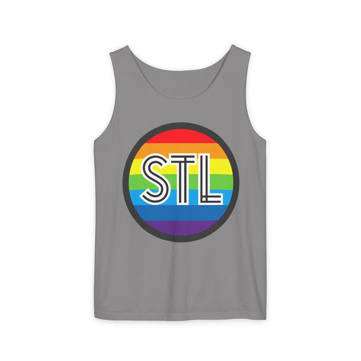 STL Rainbow Single Jersey Men's Tank