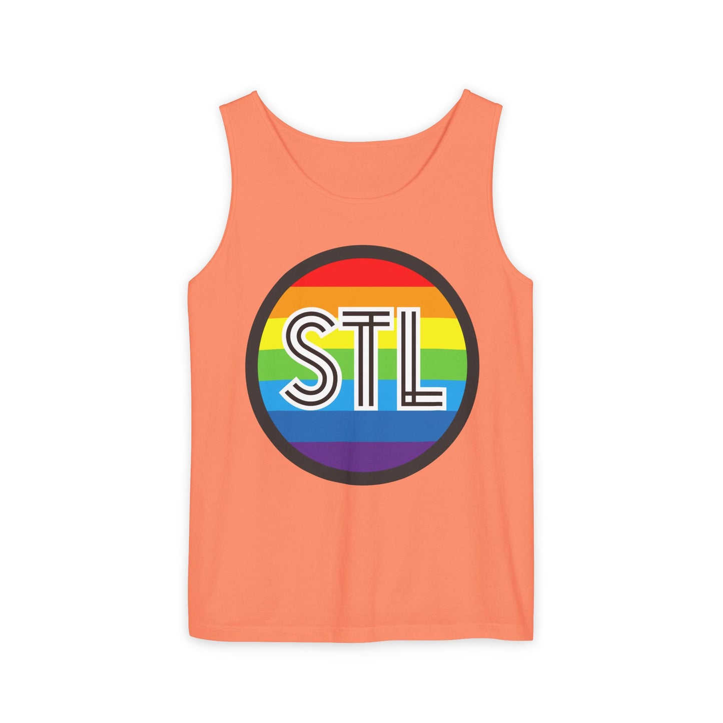 STL Rainbow Single Jersey Men's Tank