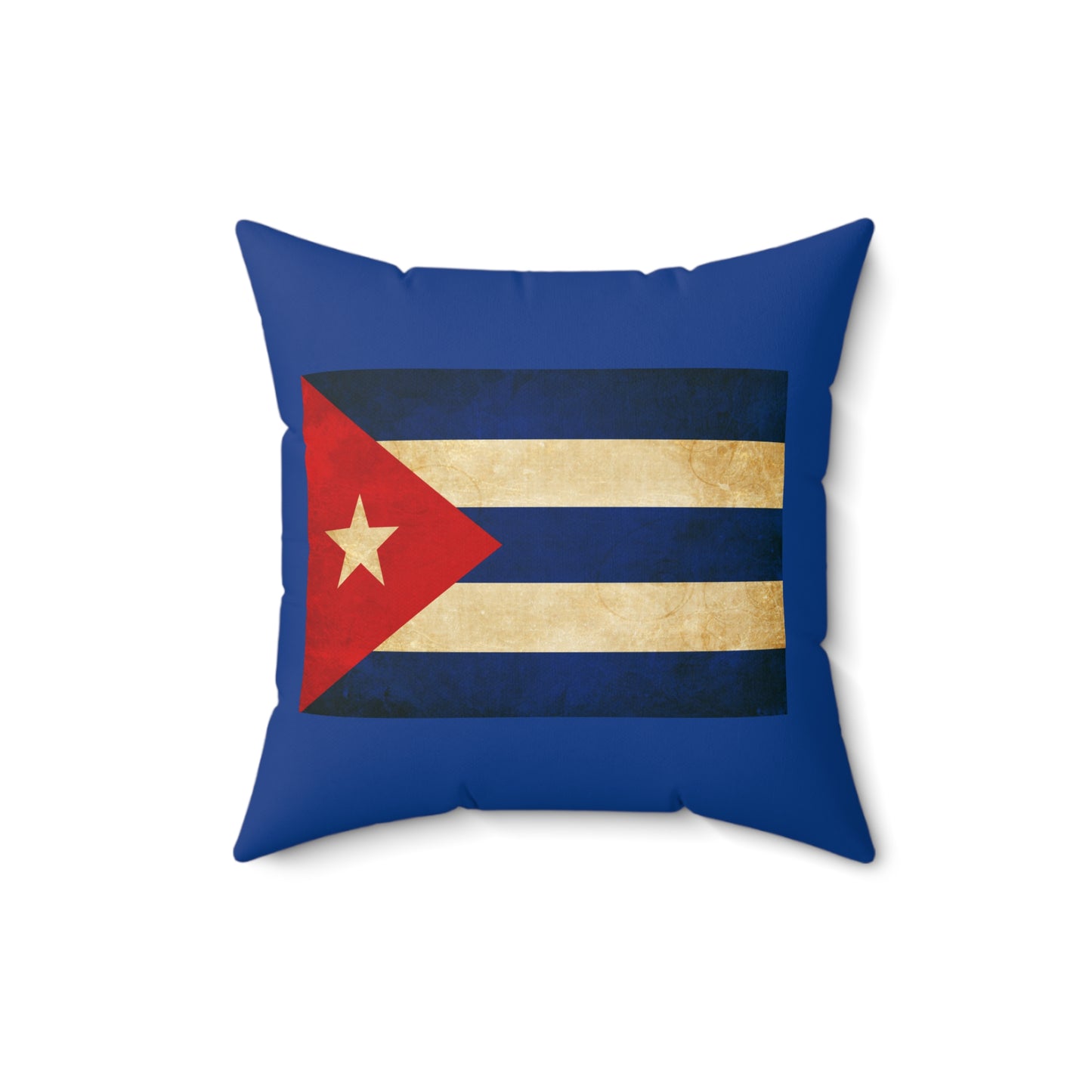 Asere Que Bola Cuban Flag Spun Polyester Square Pillow