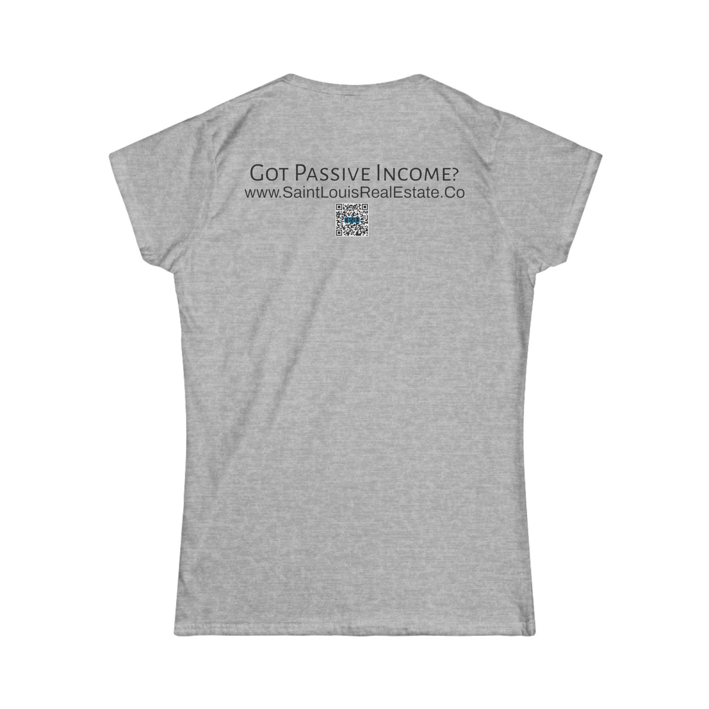 90% of all Millionares became so by real estate - Women's Softstyle Tee