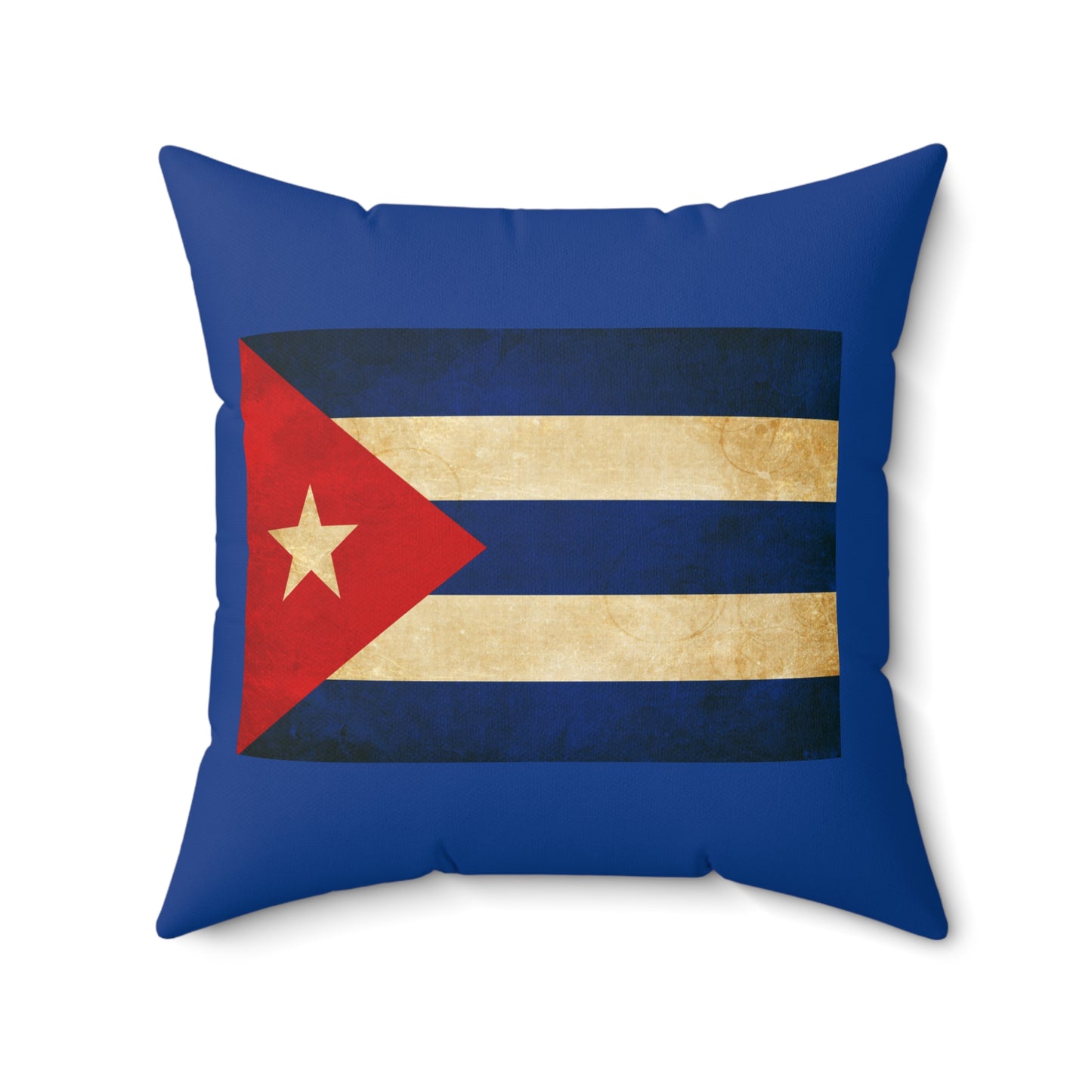 Asere Que Bola Cuban Flag Spun Polyester Square Pillow