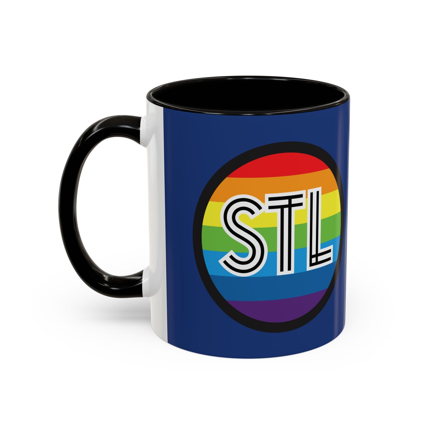 PRIDE Colorful BLUE Coffee Mug with STL & 314 Design – Perfect Gift for Friends and Family