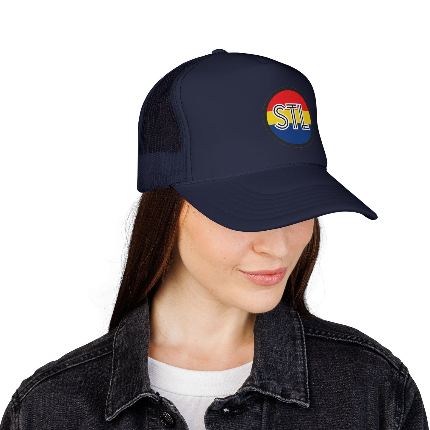 Trucker Cap - St Louis City Pride STL Hat with City Flag Colors
