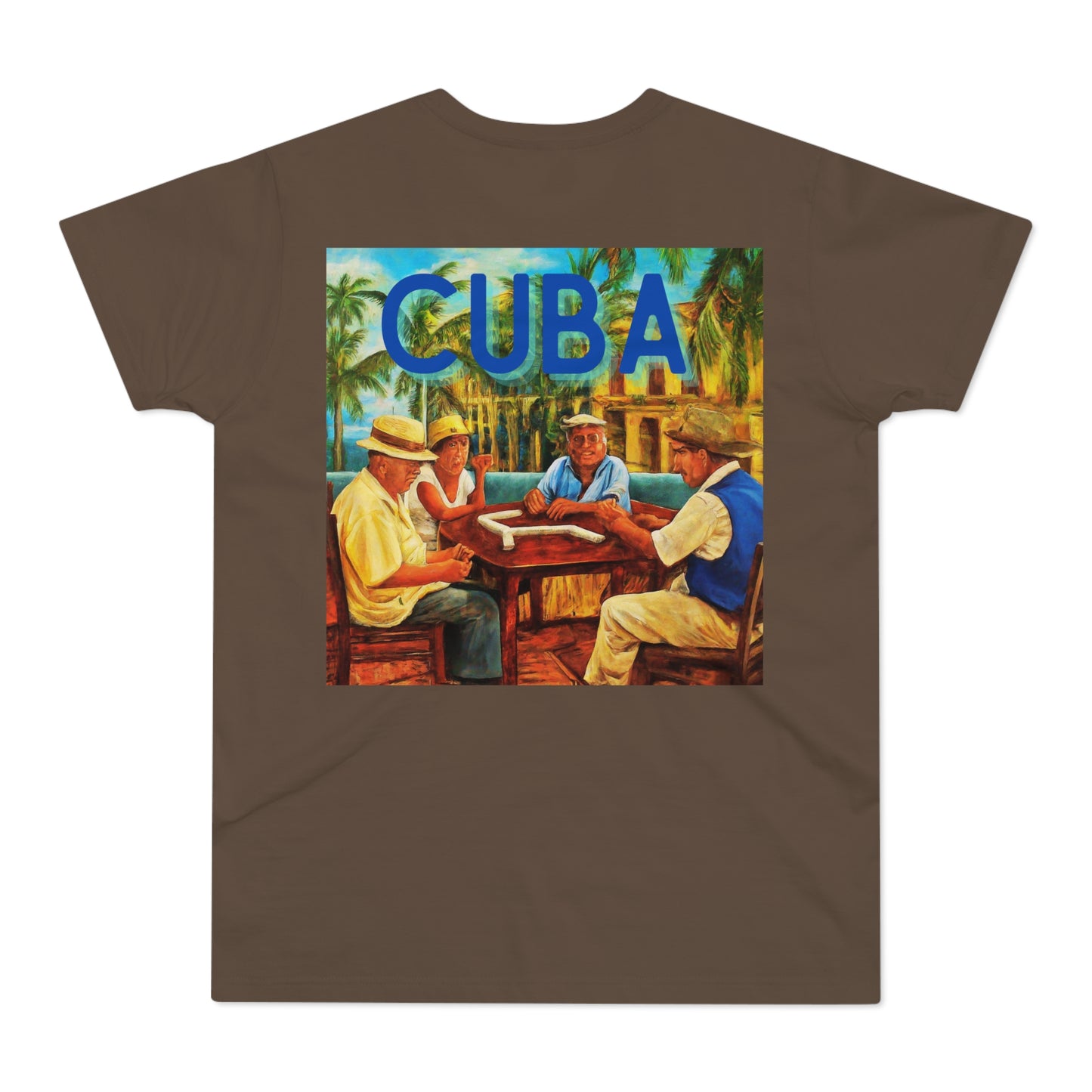 CUBA Dominoes Single Jersey Men's T-shirt