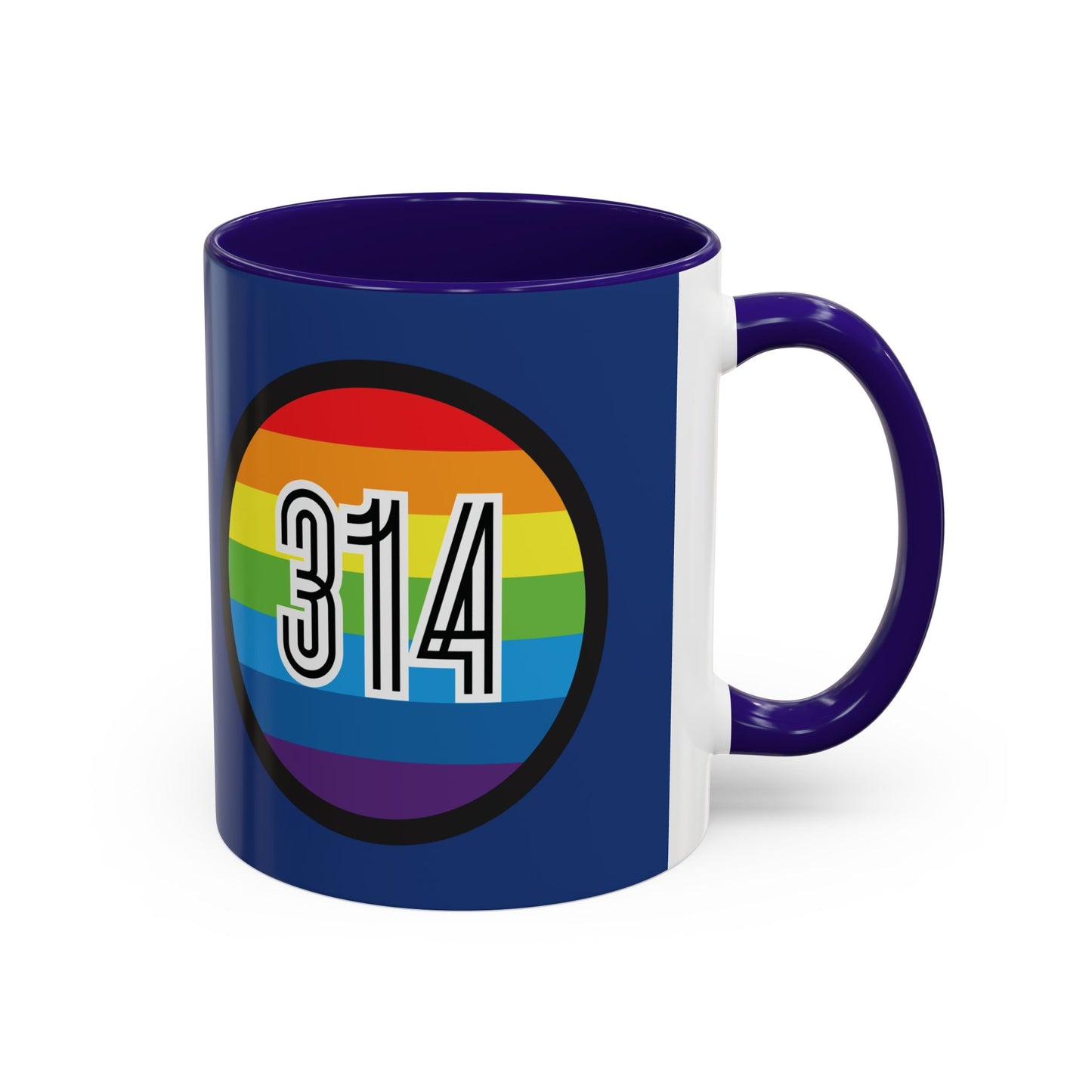 PRIDE Colorful BLUE Coffee Mug with STL & 314 Design – Perfect Gift for Friends and Family