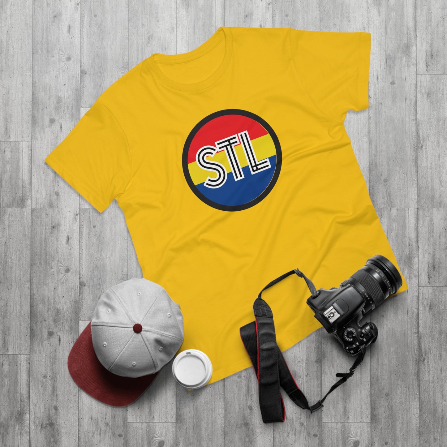 STL City Flag Shirt Single Jersey Men's T-shirt