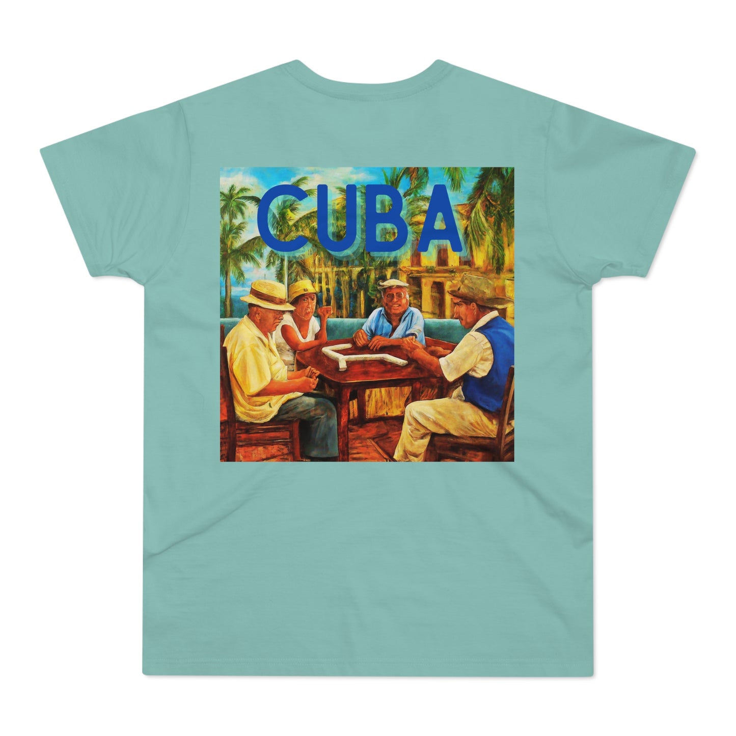 CUBA Dominoes Single Jersey Men's T-shirt