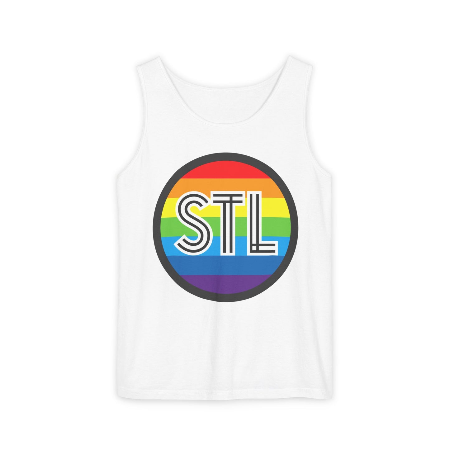 STL Rainbow Single Jersey Men's Tank