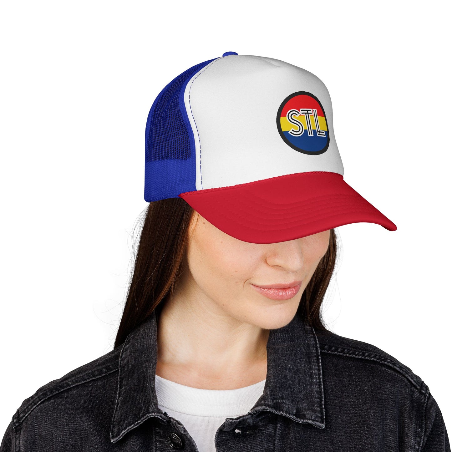 Trucker Cap - St Louis City Pride STL Hat with City Flag Colors