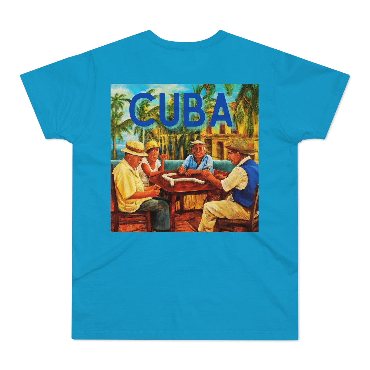 CUBA Dominoes Single Jersey Men's T-shirt