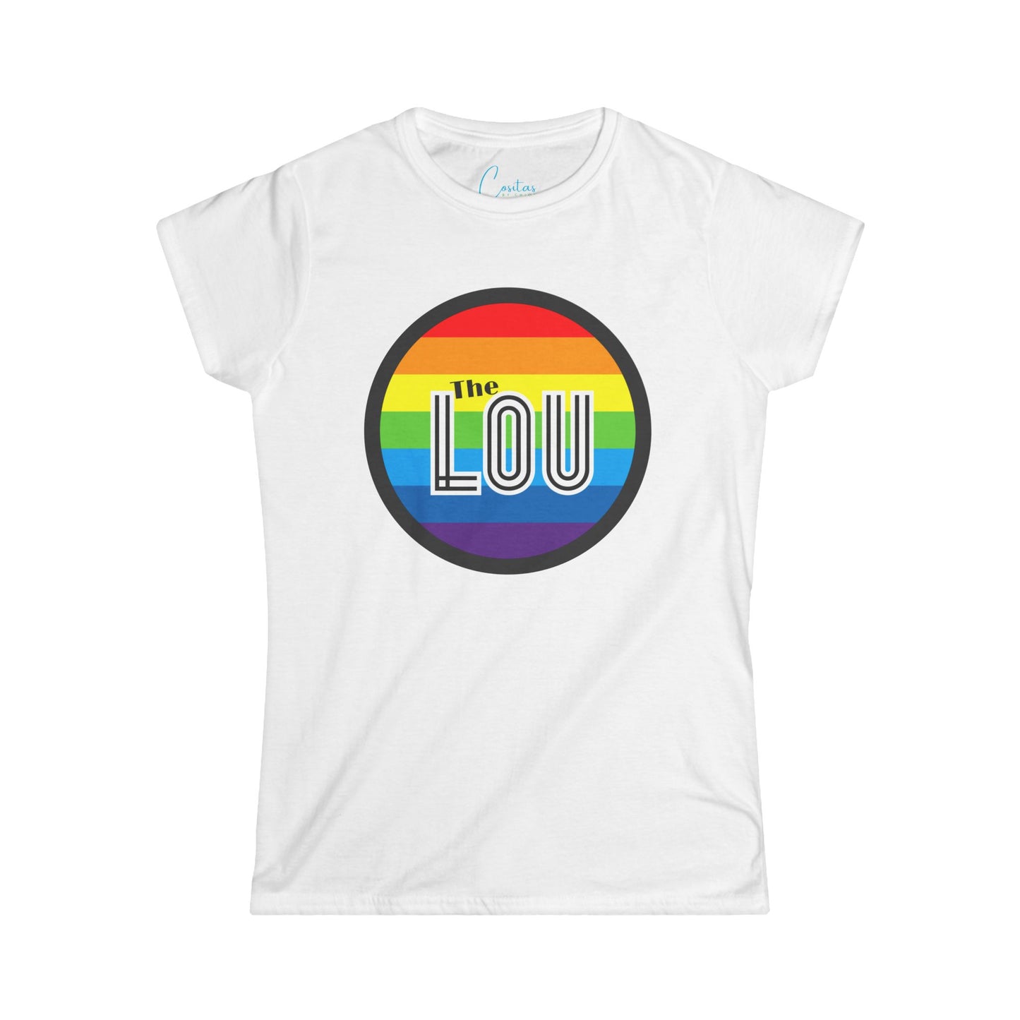 The Lou Pride Rainbow Women's Softstyle Tee