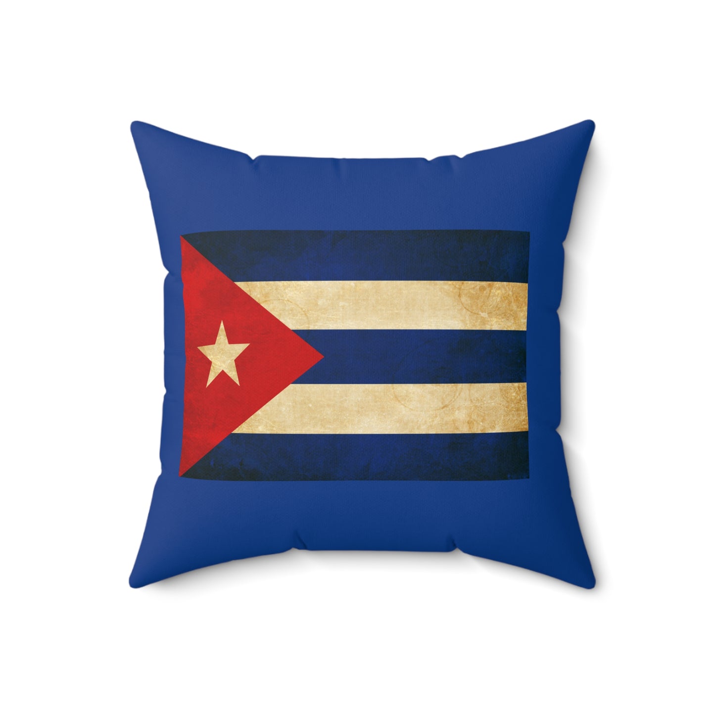 Asere Que Bola Cuban Flag Spun Polyester Square Pillow