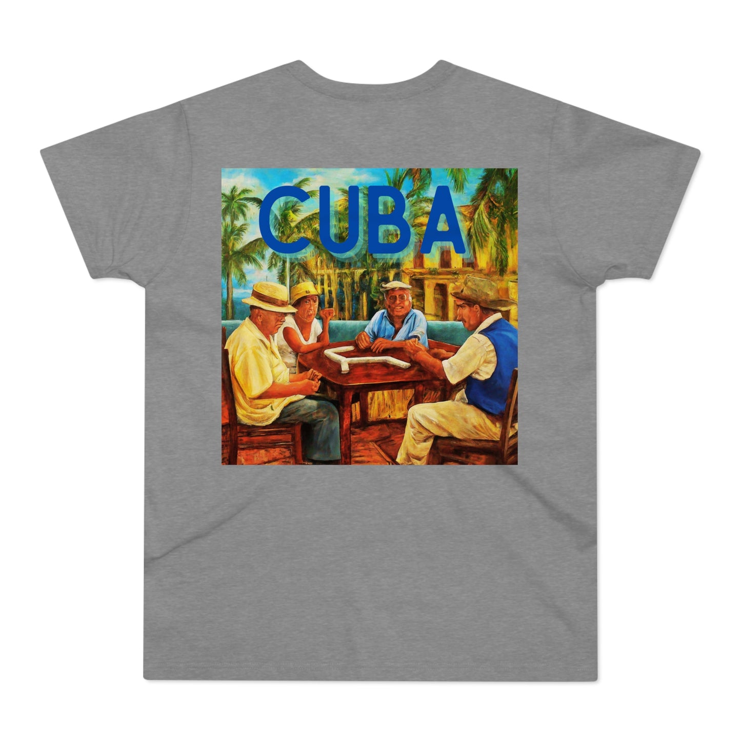 CUBA Dominoes Single Jersey Men's T-shirt