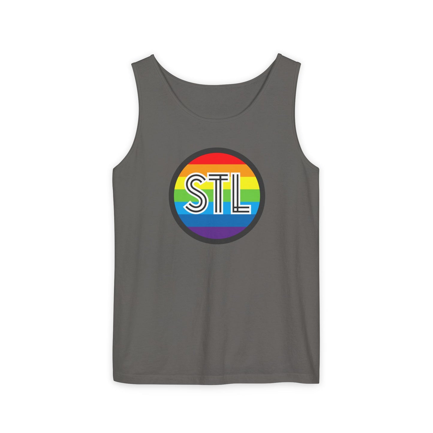 STL Rainbow Single Jersey Men's Tank