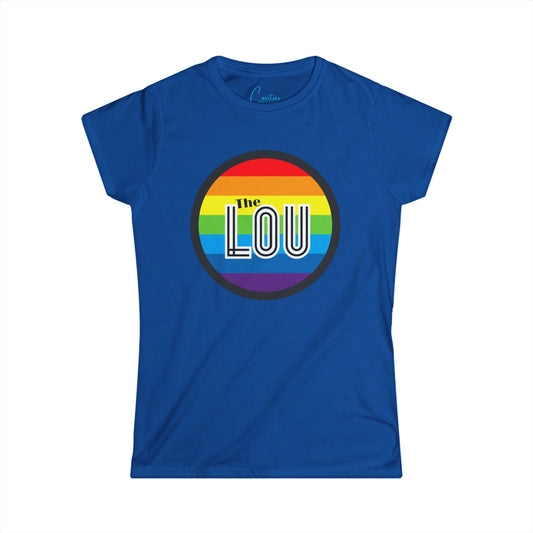 The Lou Pride Rainbow Women's Softstyle Tee