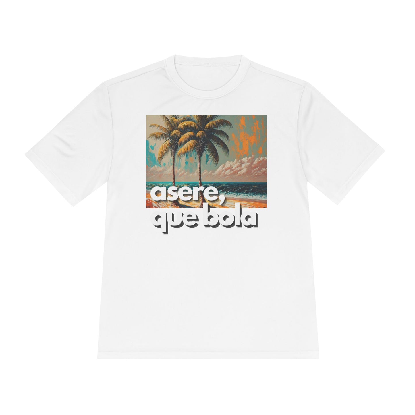 Asere Que Bola Playa Beach Unisex Moisture Wicking Tee