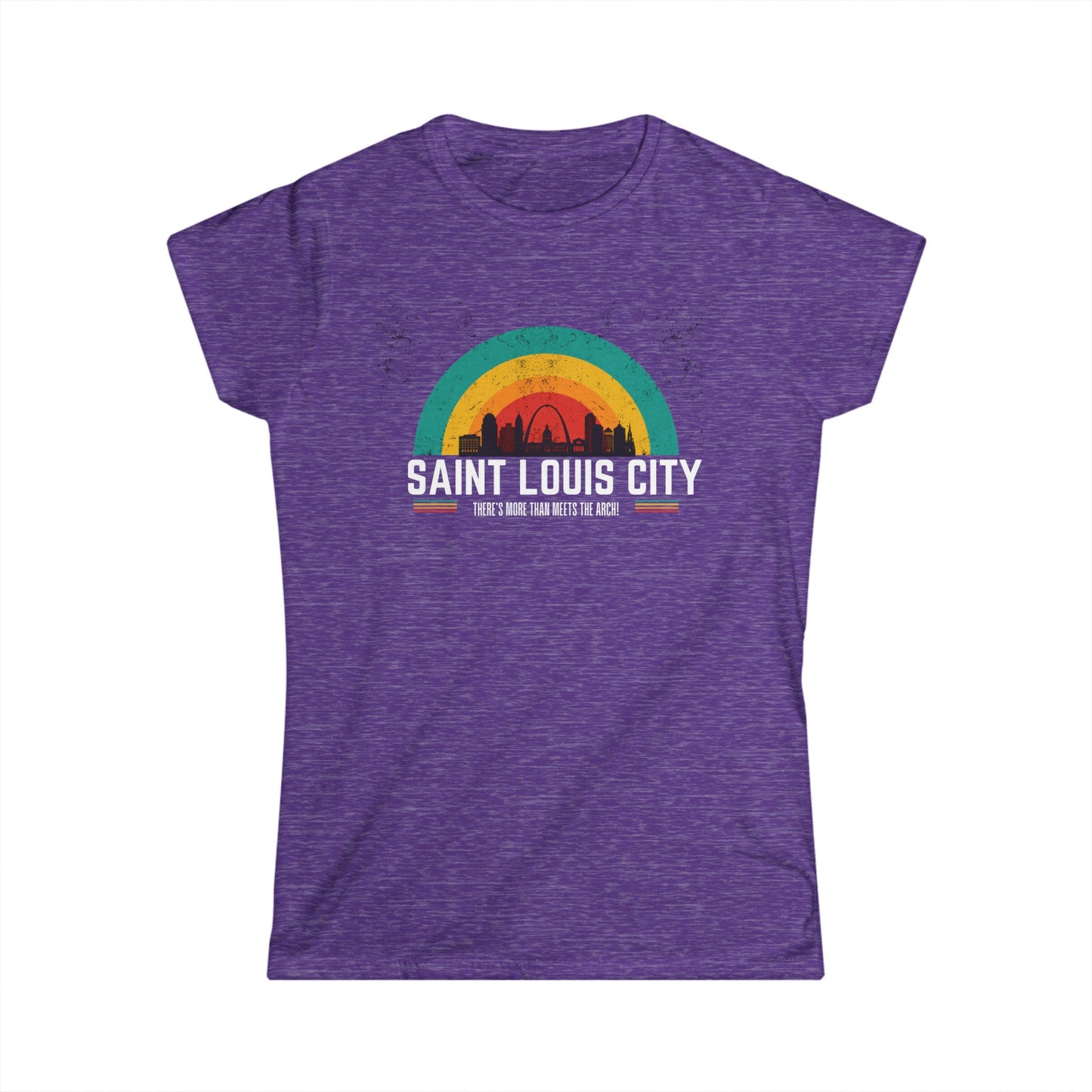 STL Saint Louis City More than Meets the Arch - Women's Softstyle Tee