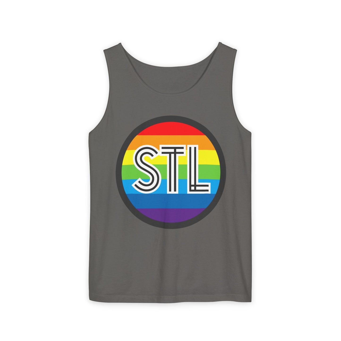 STL Rainbow Single Jersey Men's Tank