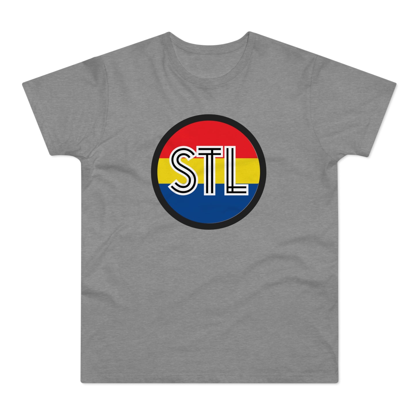 STL City Flag Shirt Single Jersey Men's T-shirt