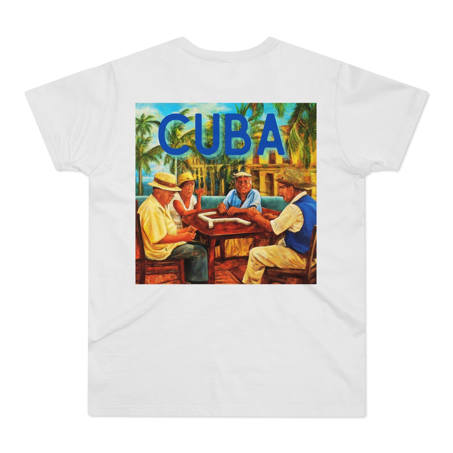 CUBA Dominoes Single Jersey Men's T-shirt