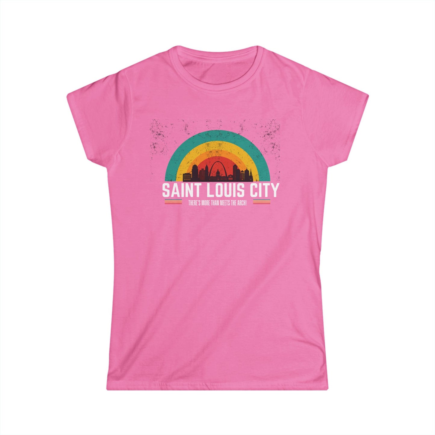 STL Saint Louis City More than Meets the Arch - Women's Softstyle Tee