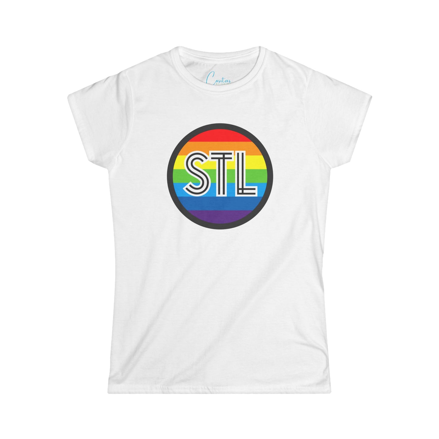 STL Pride Rainbow Women's Softstyle Tee