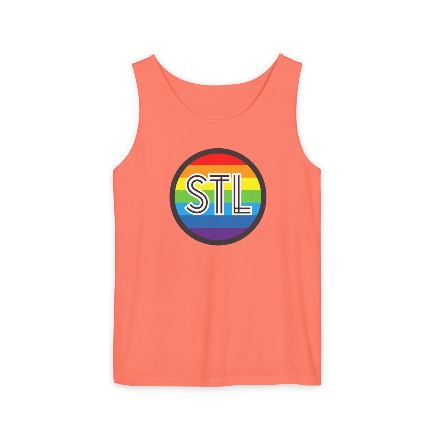 STL Rainbow Single Jersey Men's Tank