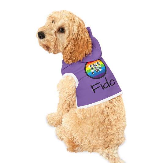 787 Rainbow Customizable Pet Hoodie for Cozy Comfort - Perfect for Celebrations and Everyday Wear