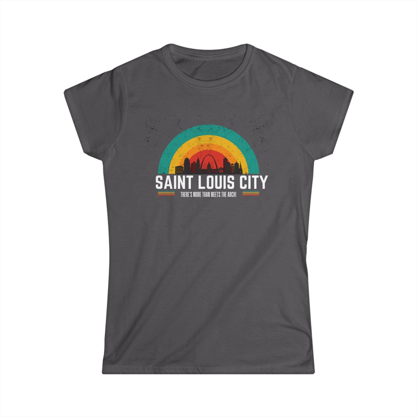 STL Saint Louis City More than Meets the Arch - Women's Softstyle Tee